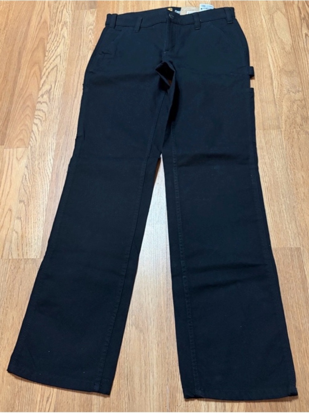 🖤 Carhartt Women’s Crawford Original Fit Straight Leg Work Pants Black | Size 2